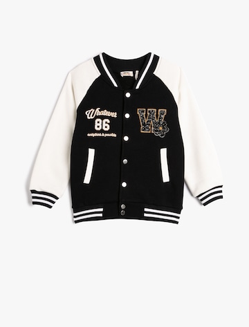 Koton Between-Season Jacket in Black: front