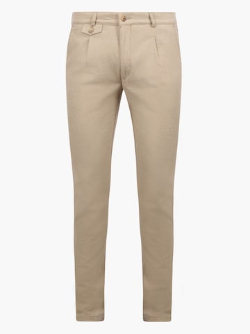 Suitable Regular Chino 'Pico' in Beige: voorkant