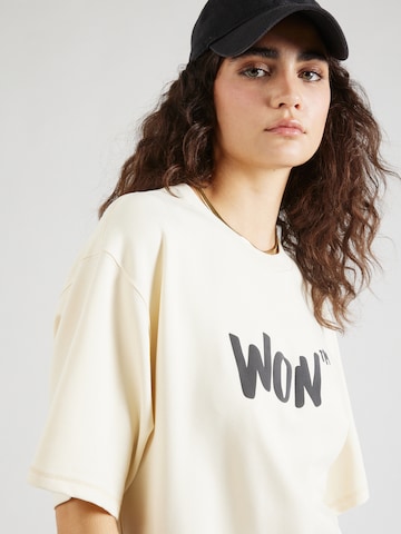 T-shirt Won Hundred en beige