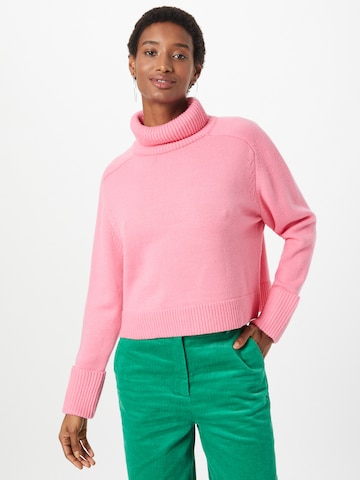 Pull-over 'Mero' co'couture en rose : devant