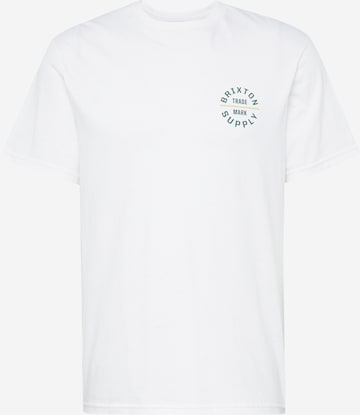 Maglietta 'OATH' di Brixton in bianco: frontale