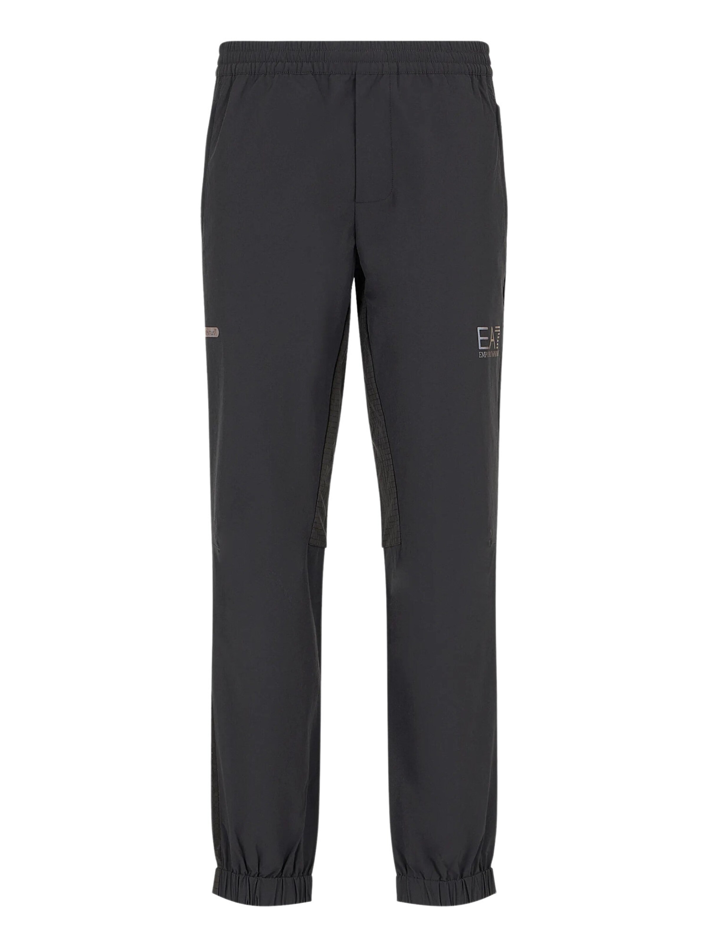 EA7 Emporio Armani Tapered Sportsbukser i sort: forside