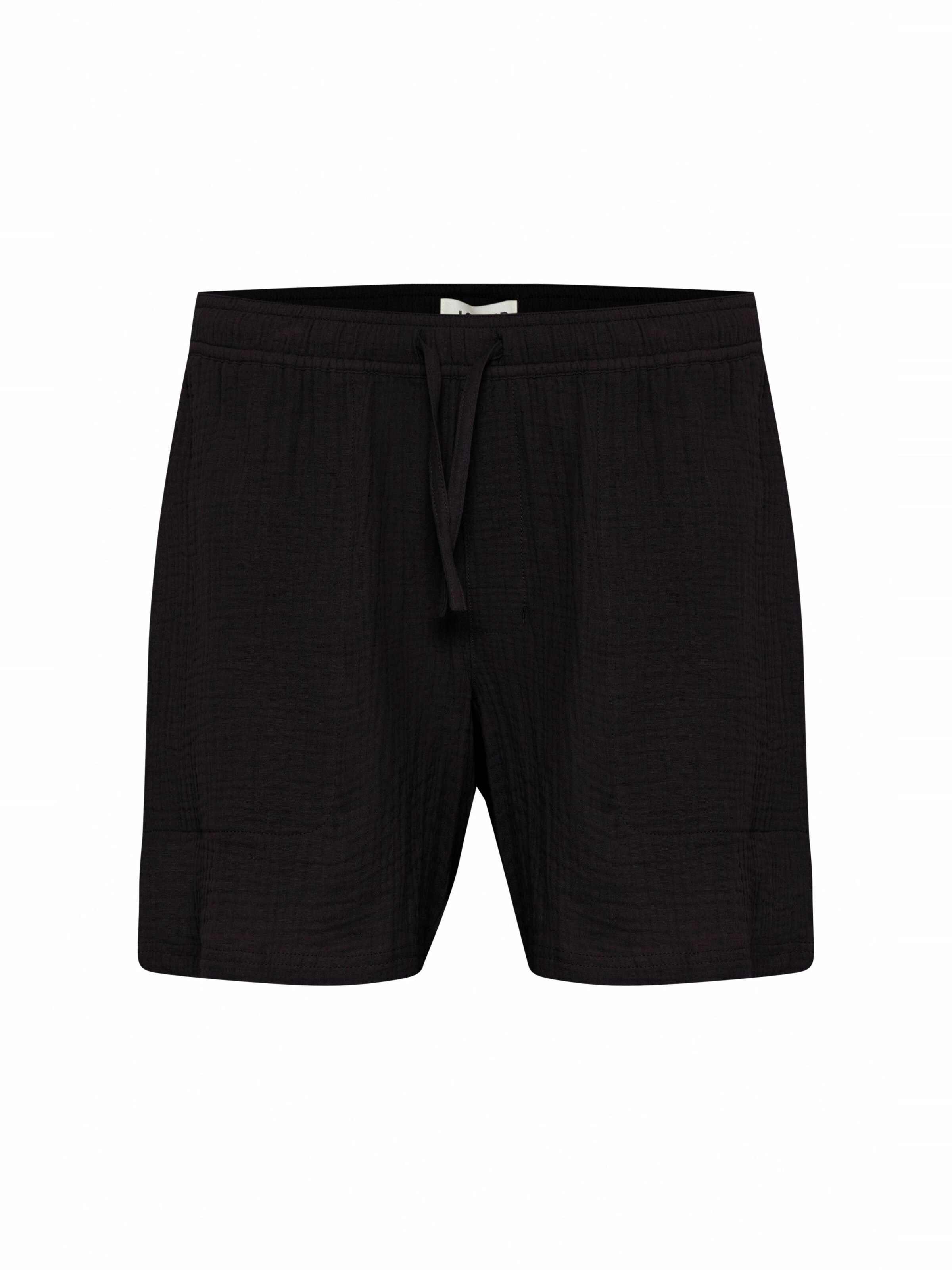 !Solid Chino trousers ' Iain ' in Black: front