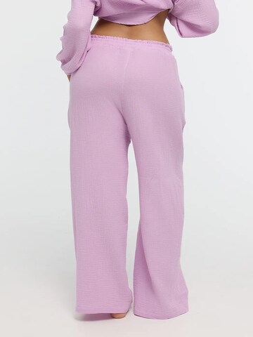 cfab Baggy Trousers 'Musselin Pants' in Purple