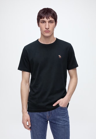 Abercrombie & Fitch Póló 'EVERYDAY ESSENTIAL' - fekete: elől