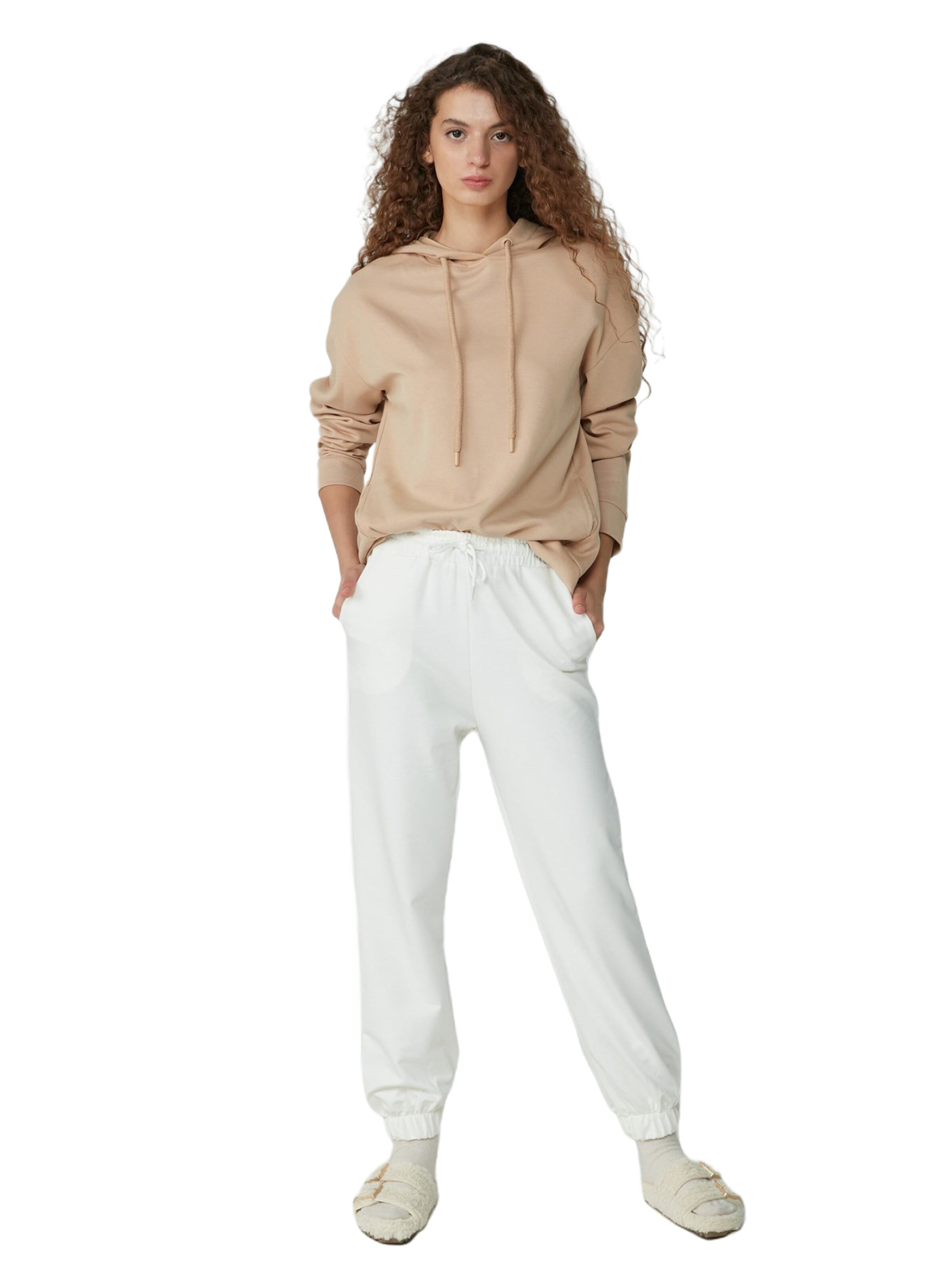 C&City Pants in White: front