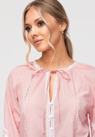 Ombre Blouse in Pink