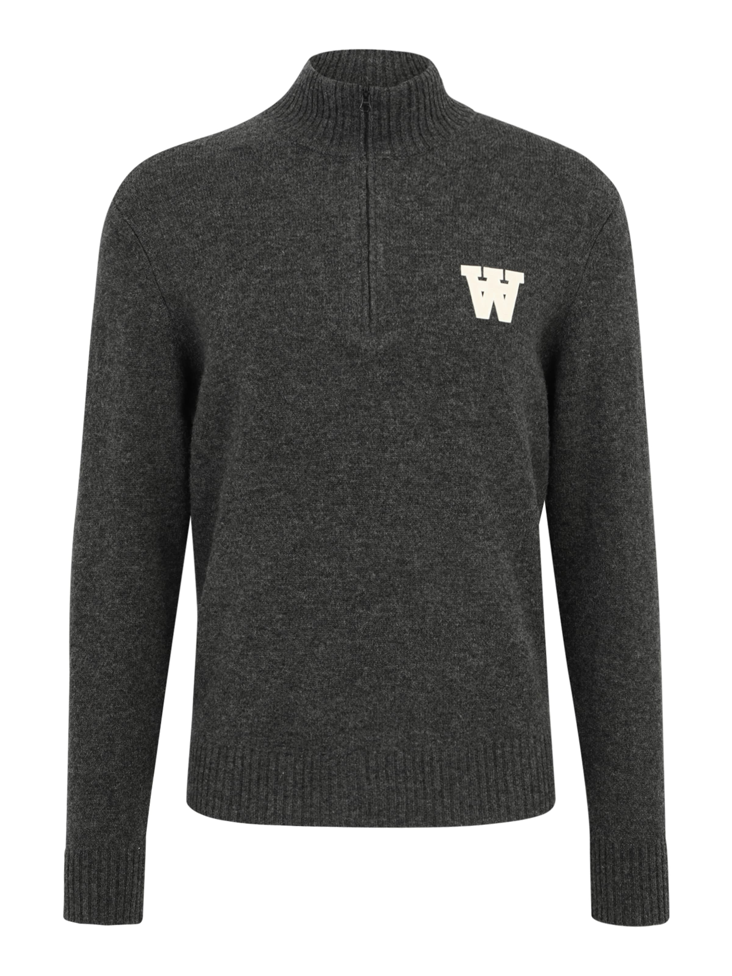 WOOD WOOD Πουλόβερ 'Blu' σε γκρι: μπροστά