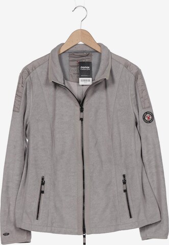 Fuchs Schmitt Sweatshirt & Zip-Up Hoodie in 4XL in Grey: front