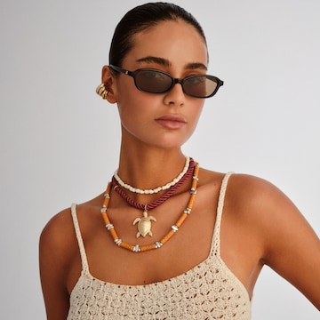 LE SPECS Слънчеви очила 'Honey Pot' в черно