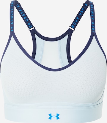 UNDER ARMOUR Sports bra in Blue: front