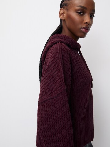 Pull-over Pull&Bear en rouge