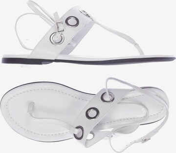 BOSS Black Sandals & High-Heeled Sandals in 41 in White: front