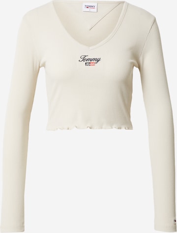 Tommy Jeans Shirt in Beige: front