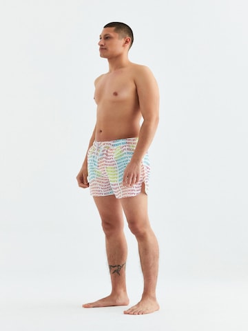 Rockupy Badeshorts 'Sven'‌‌‌ in Weiß