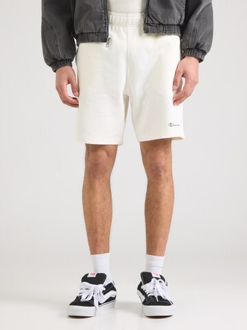 Champion Authentic Athletic Apparel - Loosefit Calças em amarelo: frente