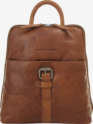 Sac à dos Spikes & Sparrow en marron : devant