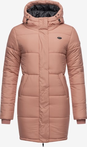 Ragwear Winter coat 'Relive' in Pink