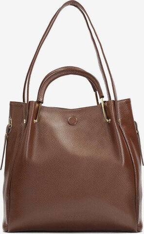 Kazar Shoulder Bag in Brown: front