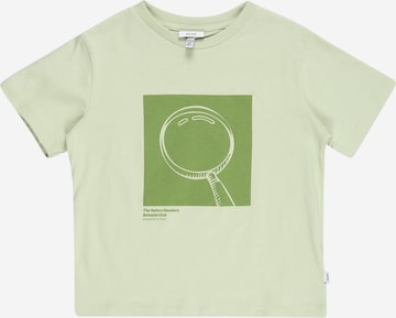 KNOT T-shirt 'Spruce' i grön: framsida