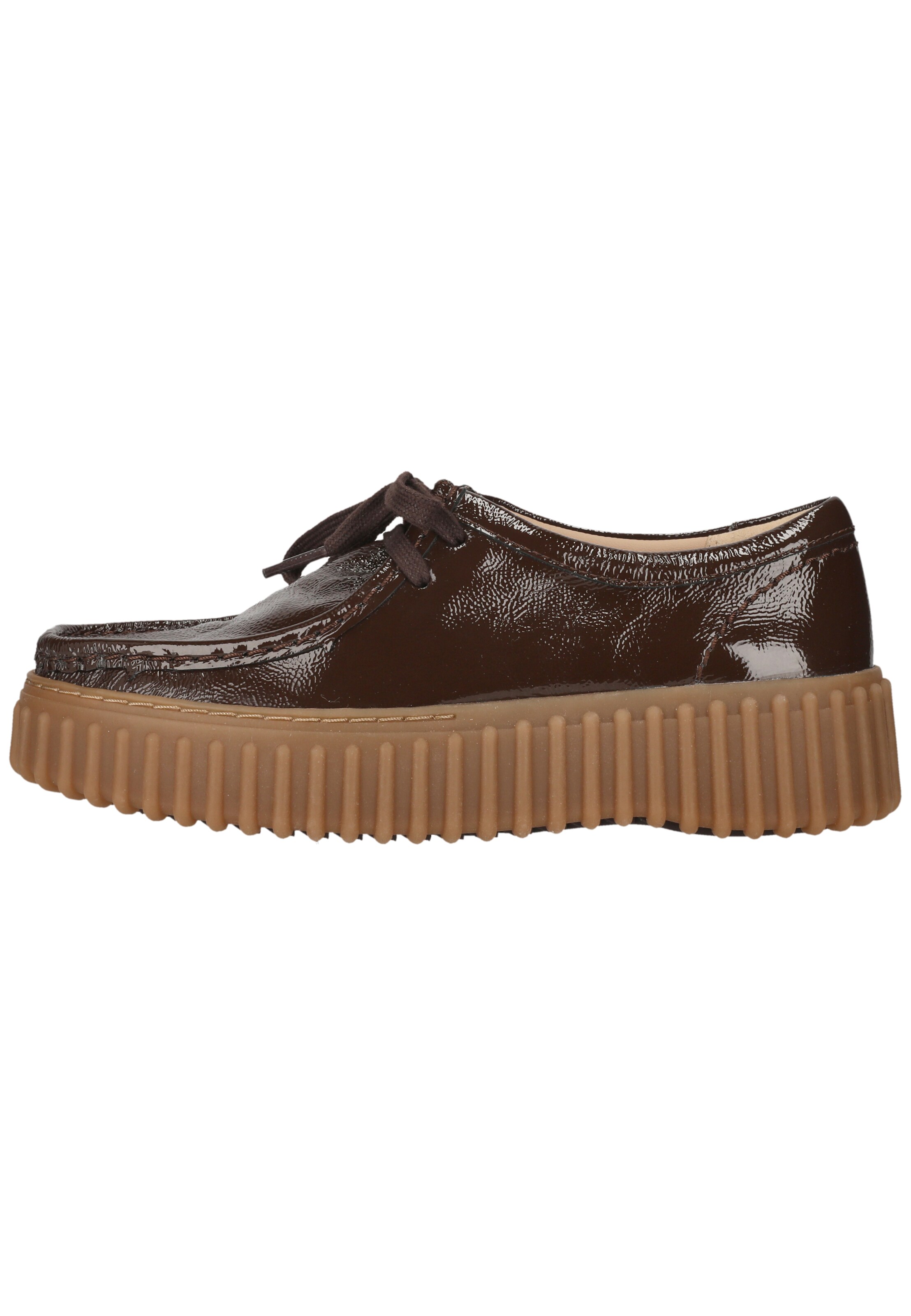 CLARKS Veterschoen 'Torhill Bee' in Bruin