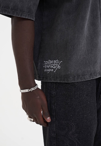 Ed Hardy Μπλουζάκι 'Adler und Sterne' σε μαύρο