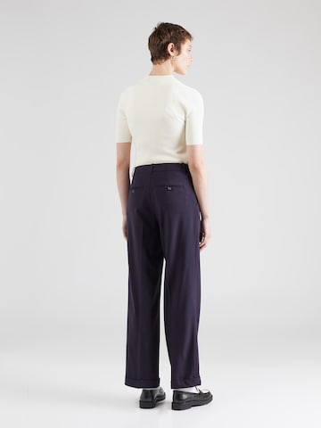 Polo Ralph Lauren Широка кройка Панталон с ръб в синьо
