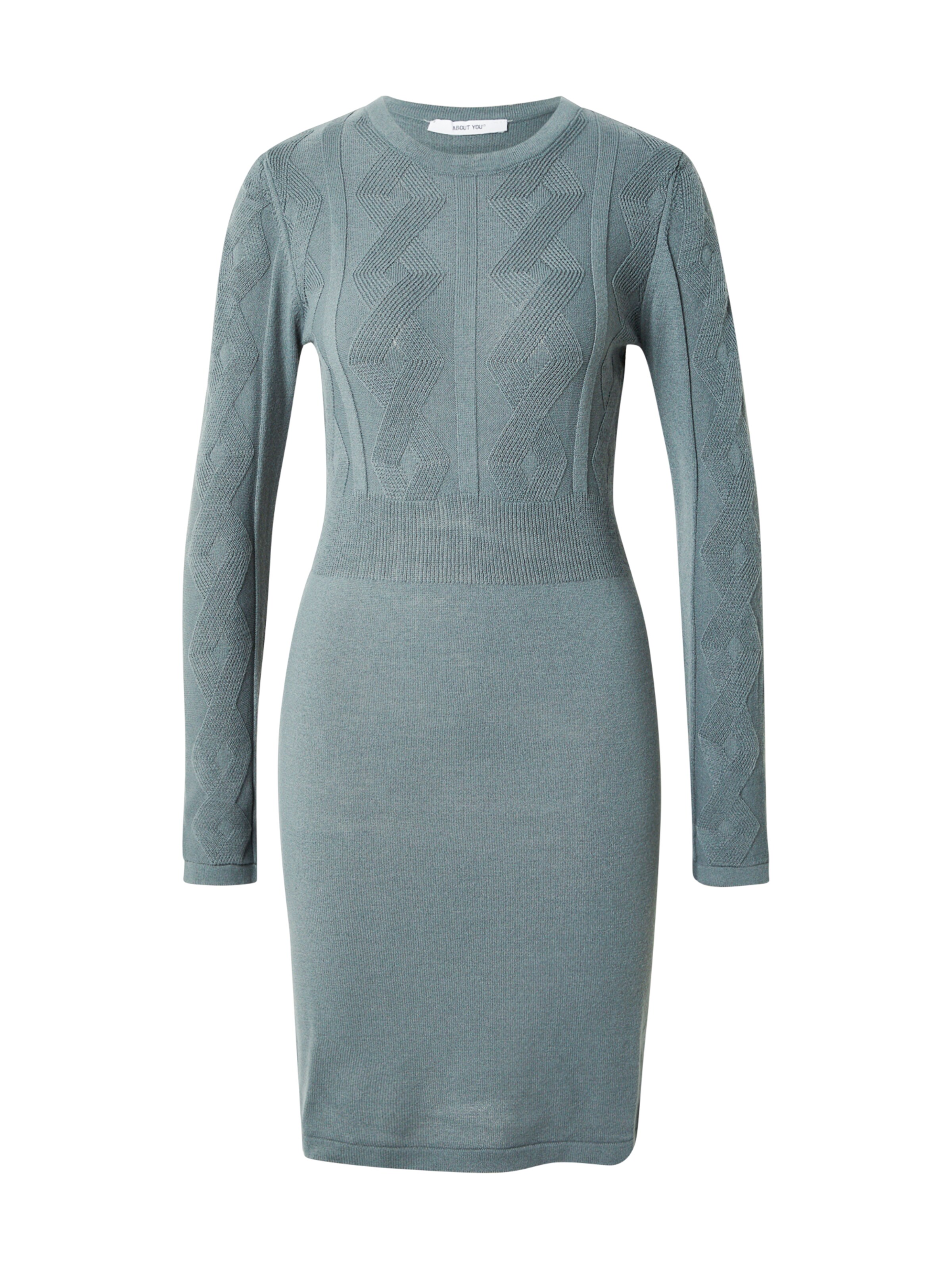 ABOUT YOU Šaty 'Lucky' - Zelená: predná strana