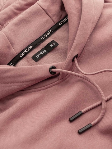 Sweat-shirt Ombre en rose
