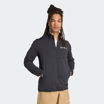 ADIDAS TERREX Fleecejacke in Schwarz