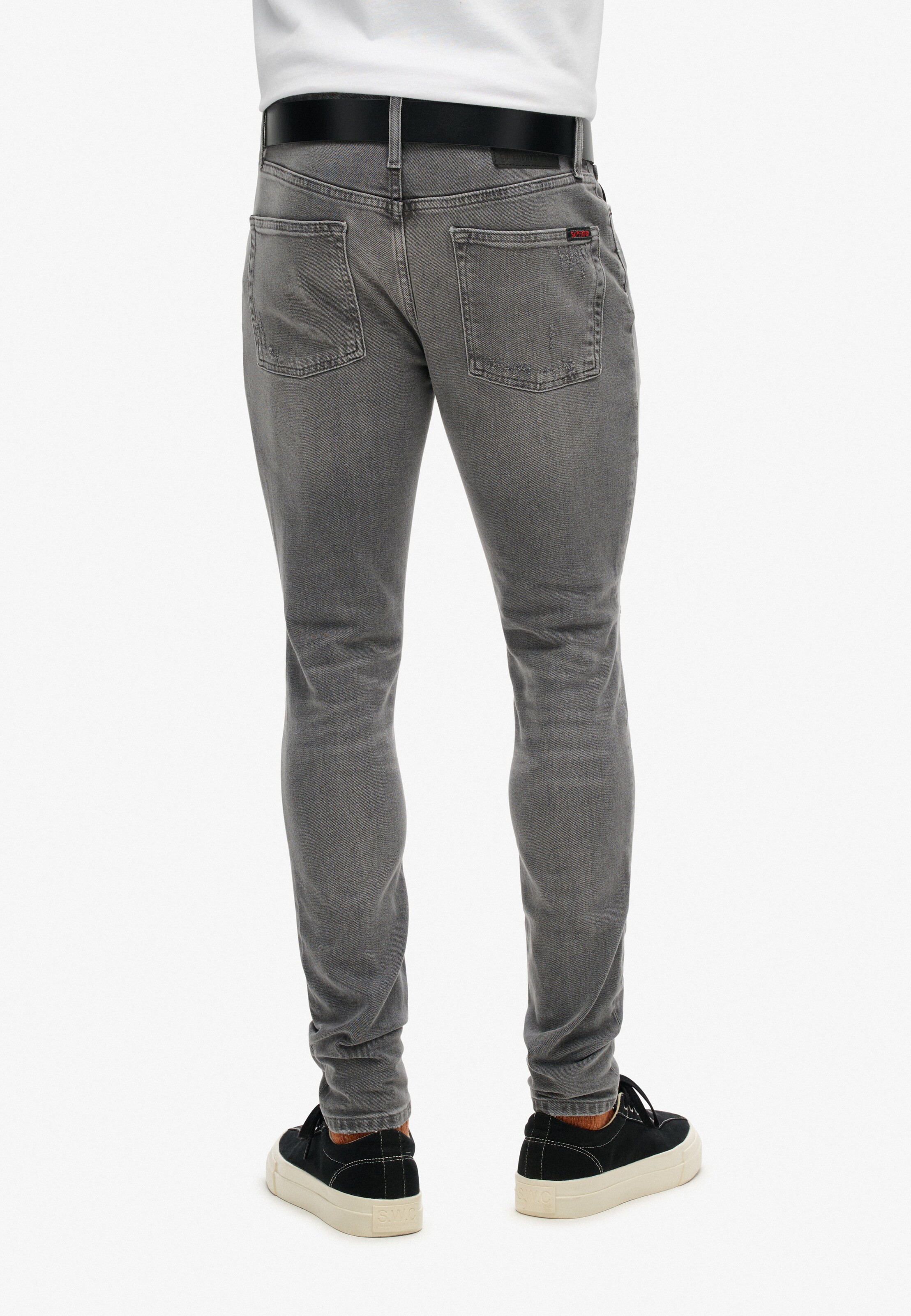 Superdry Skinny Jeans in Grijs: voorkant