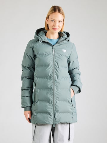 Lake View Winter coat 'Doreen' in Green: front