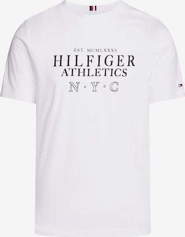 T-Shirt TOMMY HILFIGER en blanc : devant