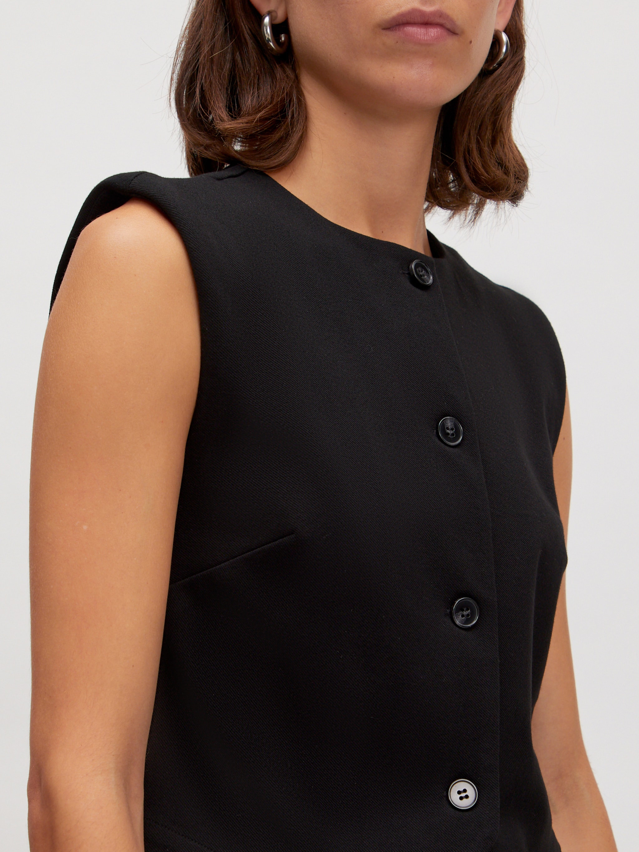 EDITED Producten Bodywarmer 'Dorit' Zwart