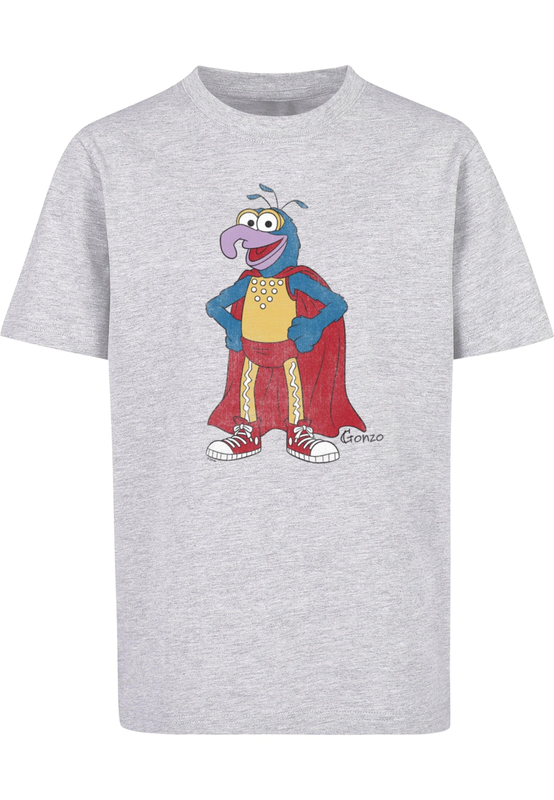 T-Shirt 'Muppets - Gonzo Classic' ABSOLUTE CULT en gris : devant