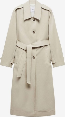 MANGO Summer Coat 'Candy' in Beige: front