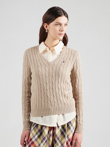 Pullover 'KIMBERLY' di Polo Ralph Lauren in marrone: frontale