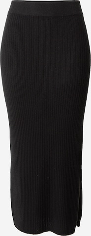 Davida Cashmere Skirt in Black: front