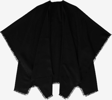 FRAAS Cape 'Ruana' in Black: front