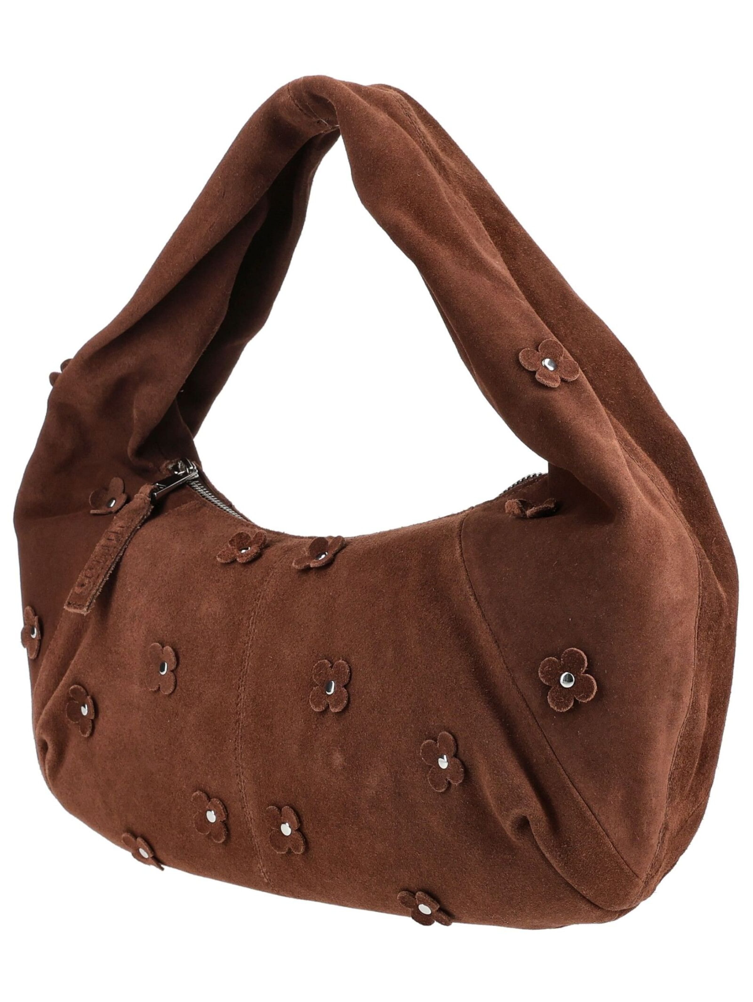 Sac bandoulière NÚNOO en marron : devant