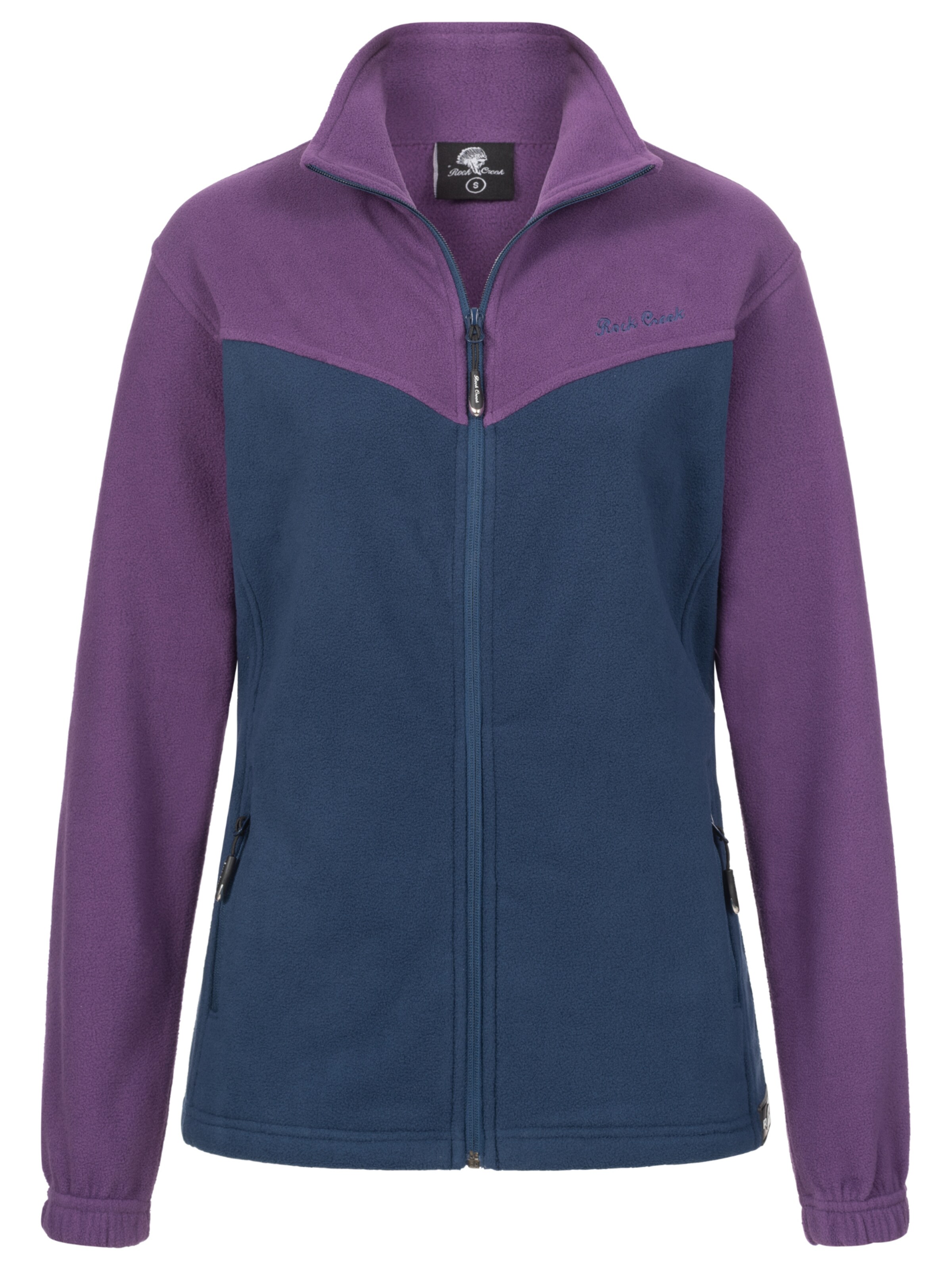 Rock Creek Fleecejacke in Blau: Vorderseite