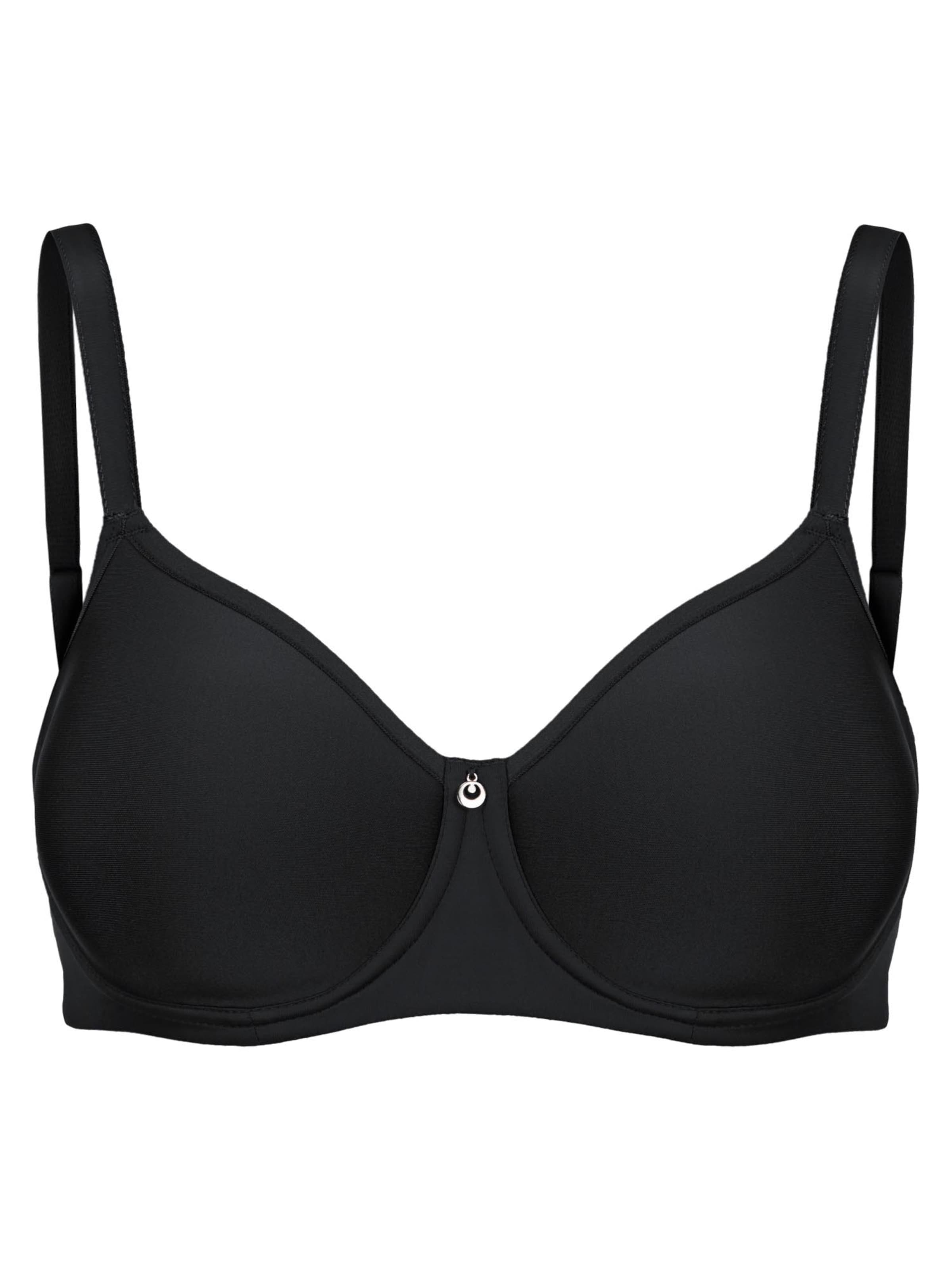 SUSA Bra 'Catania' in Black: front