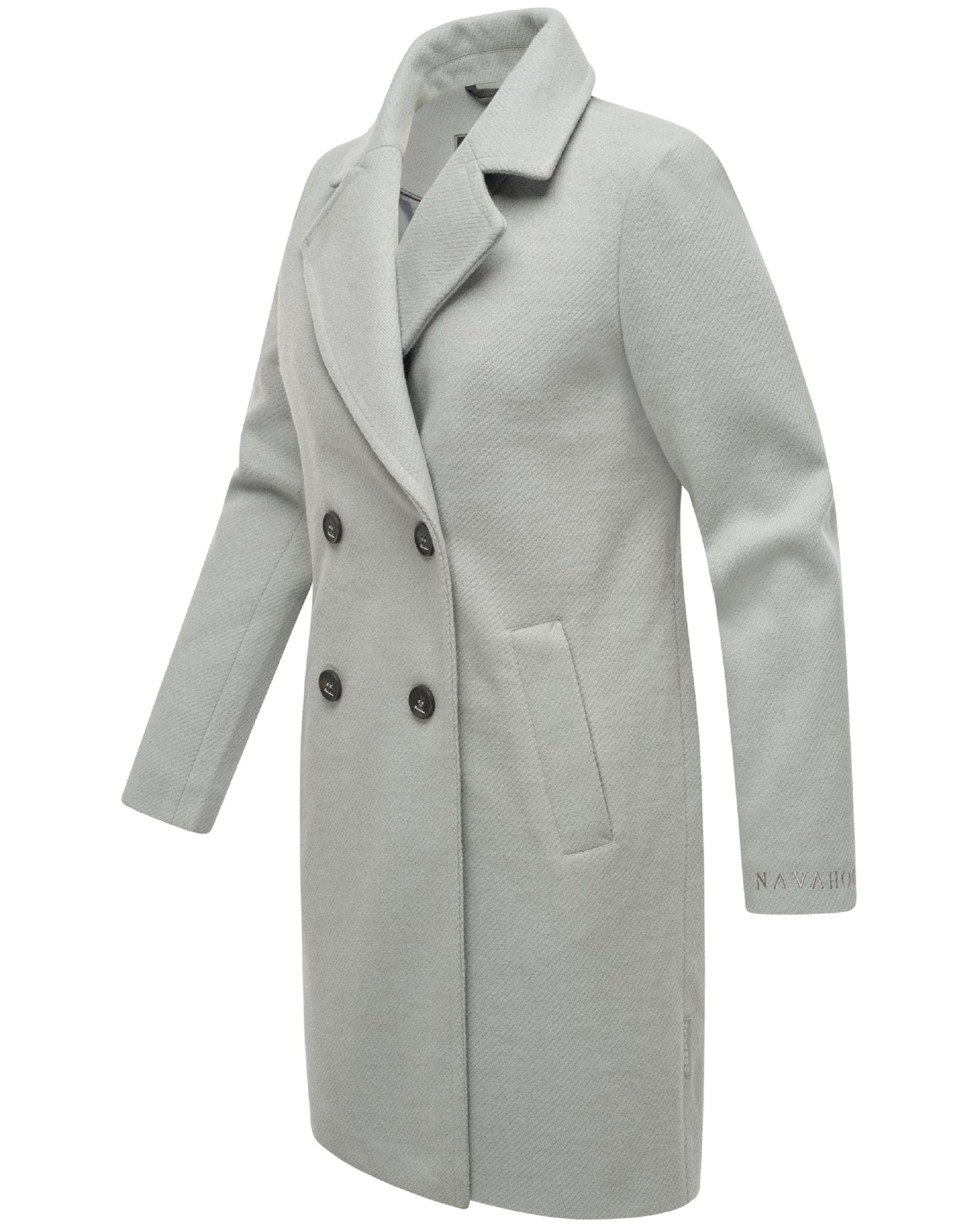 pelēks NAVAHOO Starpsezonu mētelis 'Frostjuwel'