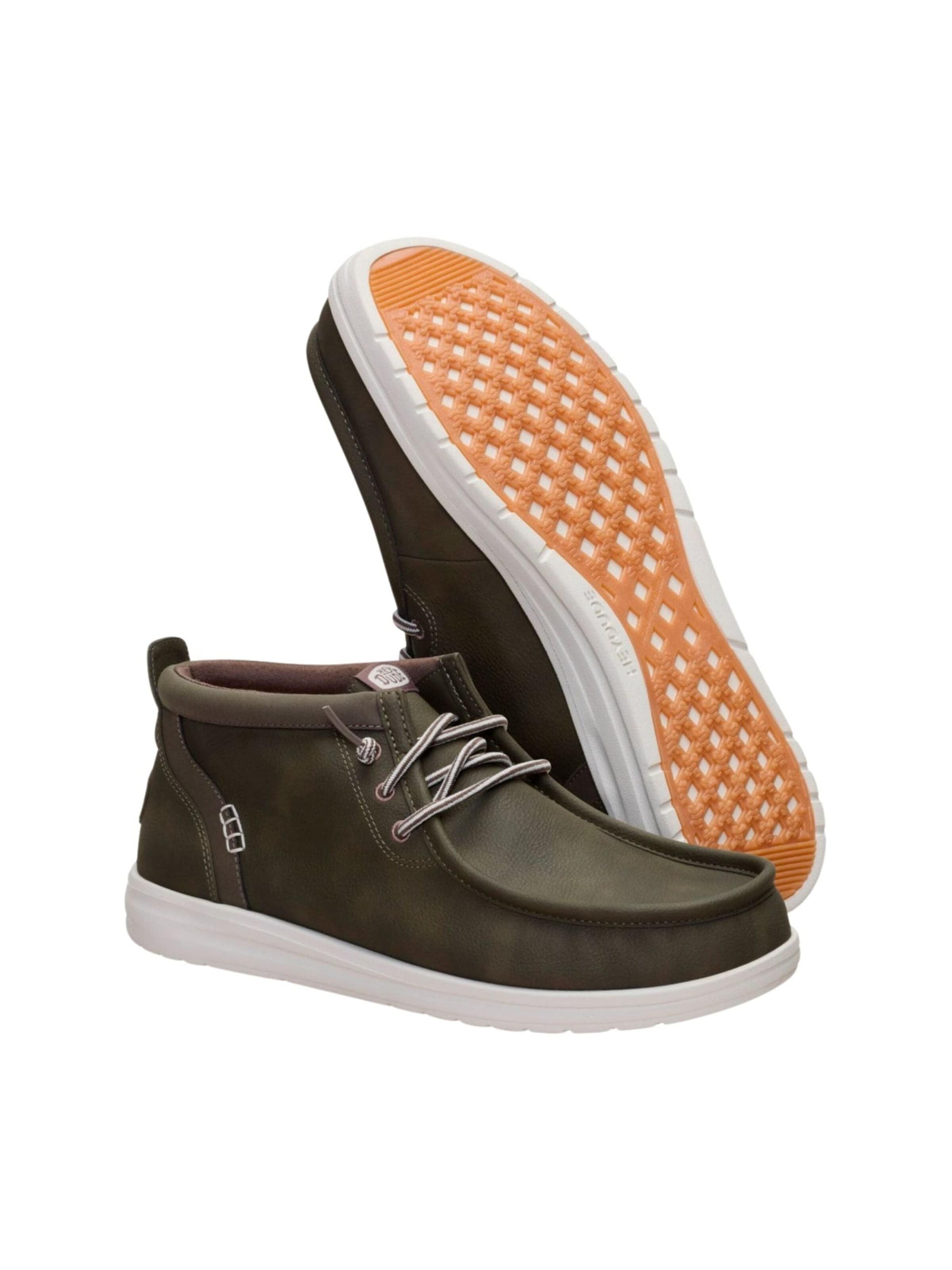 HEY DUDE Buty Chukka 'Wally Mid GripR Classic' w kolorze zielony