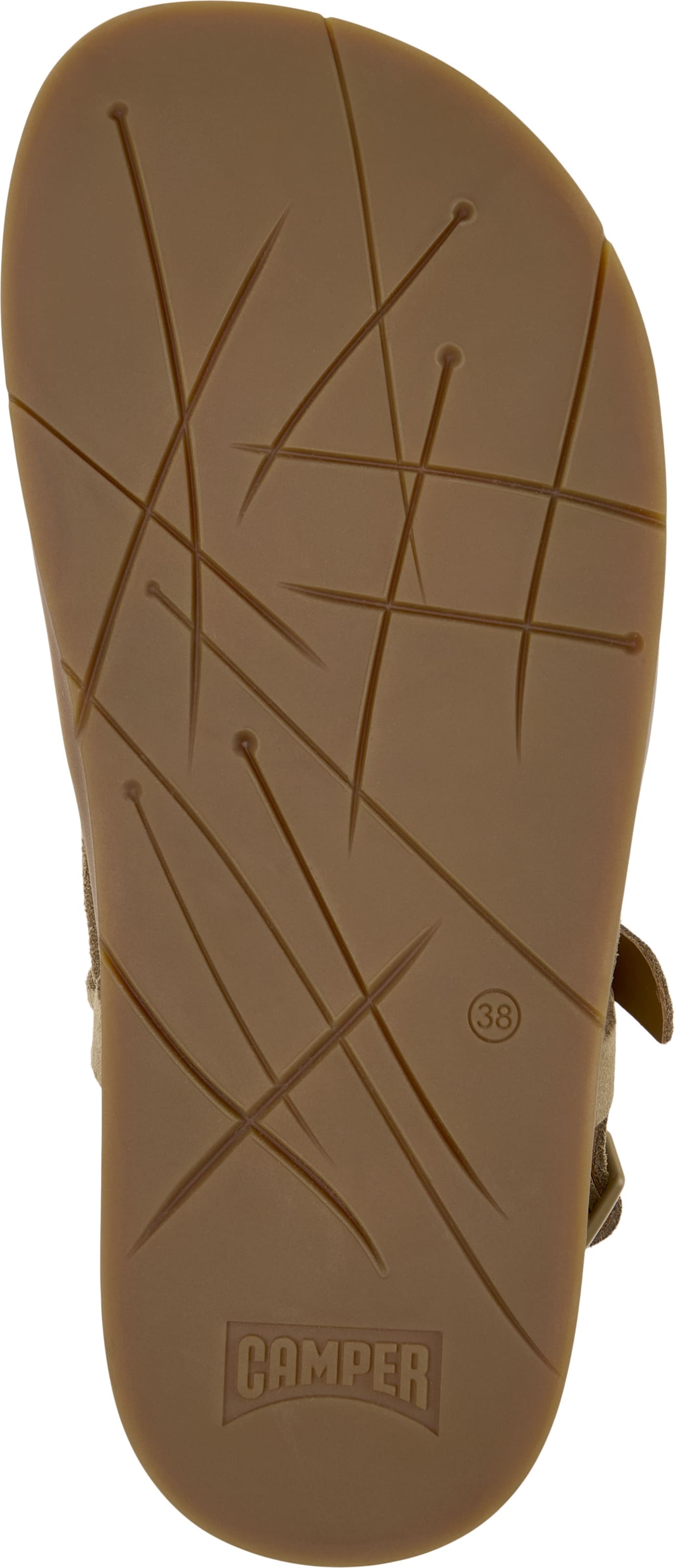 Sandalo con cinturino ' Lluc  ' di CAMPER in beige