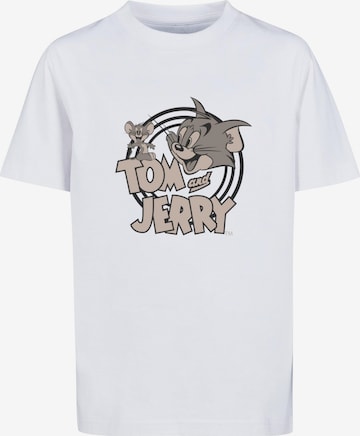 ABSOLUTE CULT Shirt 'Tom and Jerry' in Wit: voorkant