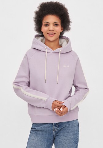 BENCH Sweatshirt in Purple: front
