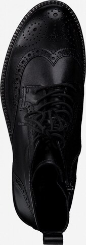 TAMARIS Lace-Up Ankle Boots in Black