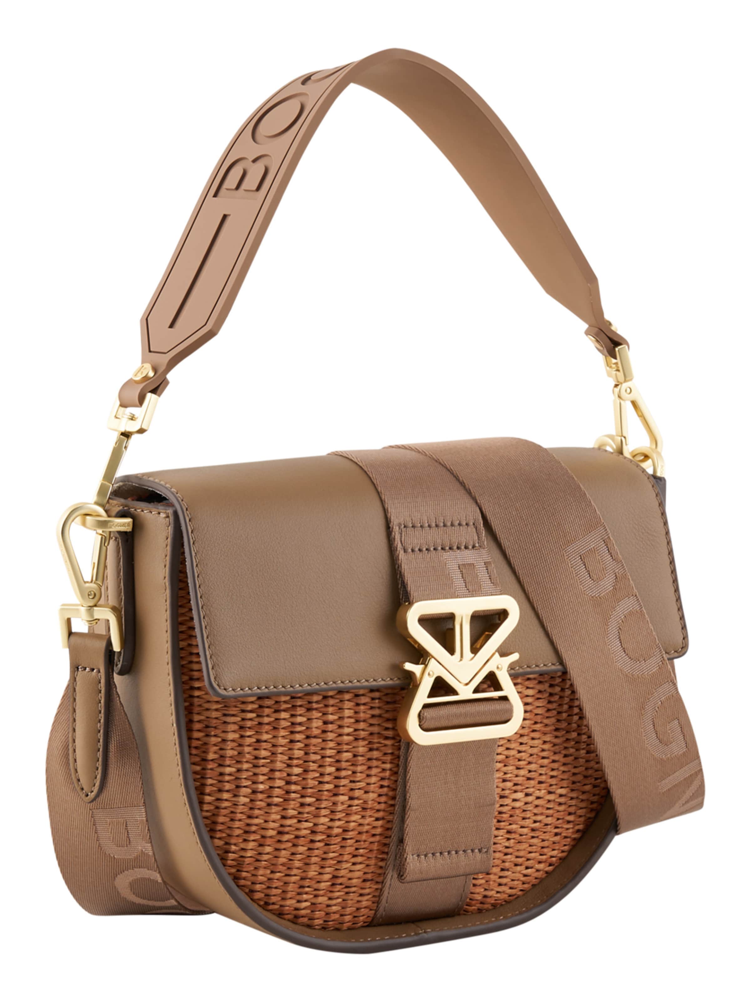 Borsa a spalla 'Zuoz Rafia Cassy' di BOGNER in marrone