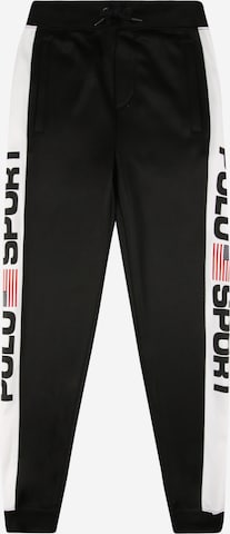 Polo Ralph Lauren Alt kitsenev Püksid, värv must: eest vaates